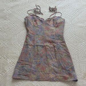Wilfred Pastel Floral Mini Dress
